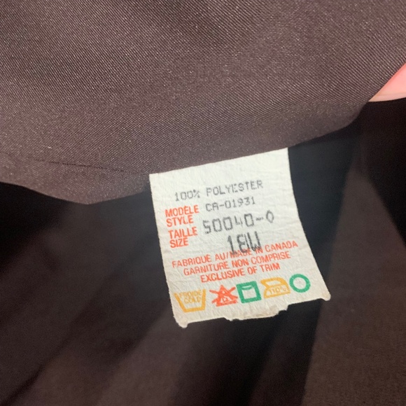 🕰️ STUNNING vintage 80s oversized brown blazer jacket - Picture 7 of 9